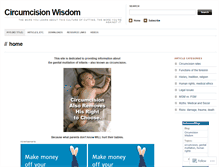 Tablet Screenshot of circumcisionwisdom.wordpress.com