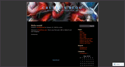 Desktop Screenshot of crules.wordpress.com