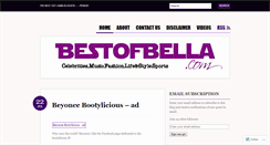 Desktop Screenshot of bellaferosh.wordpress.com