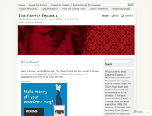 Tablet Screenshot of chopin.wordpress.com