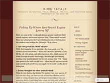 Tablet Screenshot of judyrose.wordpress.com