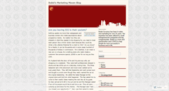 Desktop Screenshot of mrktgmaven.wordpress.com