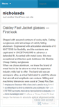 Mobile Screenshot of nicholasds.wordpress.com