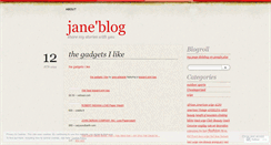 Desktop Screenshot of janebest1023.wordpress.com