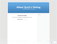 Tablet Screenshot of mikaelquick.wordpress.com