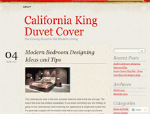 Tablet Screenshot of californiakingduvetcover.wordpress.com