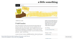 Desktop Screenshot of littlesomething.wordpress.com