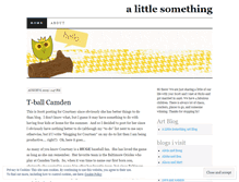 Tablet Screenshot of littlesomething.wordpress.com