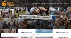 Desktop Screenshot of encuentrofeministaparaguay.wordpress.com