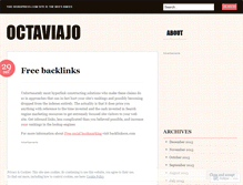 Tablet Screenshot of octaviajo.wordpress.com