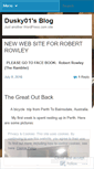 Mobile Screenshot of dusky01.wordpress.com