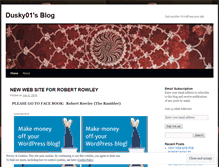 Tablet Screenshot of dusky01.wordpress.com