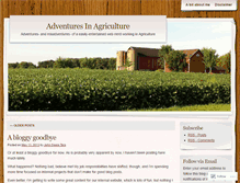 Tablet Screenshot of adventuresinag.wordpress.com