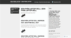 Desktop Screenshot of banphimlaptop.wordpress.com