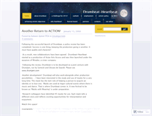 Tablet Screenshot of drumbeat.wordpress.com