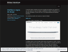 Tablet Screenshot of midiasinterativas.wordpress.com