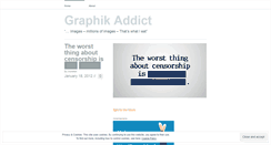 Desktop Screenshot of graphikaddict.wordpress.com