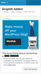 Mobile Screenshot of graphikaddict.wordpress.com