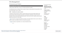 Desktop Screenshot of embarcadouro.wordpress.com
