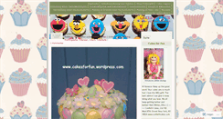Desktop Screenshot of cakesforfun.wordpress.com