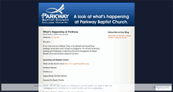 Desktop Screenshot of parkwaycollege.wordpress.com