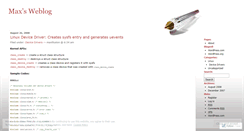 Desktop Screenshot of maxillusion.wordpress.com