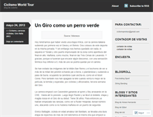 Tablet Screenshot of ciclismoprotour.wordpress.com