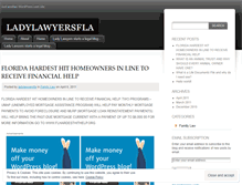 Tablet Screenshot of ladylawyersfla.wordpress.com