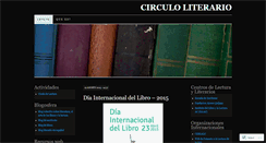 Desktop Screenshot of circuloliterario.wordpress.com