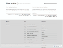 Tablet Screenshot of moteogklaer.wordpress.com