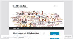 Desktop Screenshot of healthyhabitats.wordpress.com