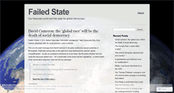 Desktop Screenshot of failedstateblog.wordpress.com