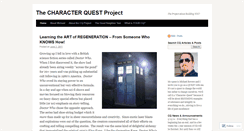 Desktop Screenshot of characterq.wordpress.com