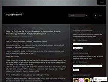 Tablet Screenshot of buddahbear01.wordpress.com