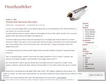 Tablet Screenshot of onurhansekr.wordpress.com