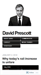 Mobile Screenshot of davidprescott.wordpress.com