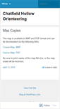 Mobile Screenshot of chatfieldholloworienteering.wordpress.com
