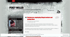 Desktop Screenshot of percyweller.wordpress.com