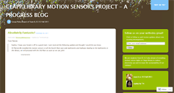 Desktop Screenshot of clappmotionsensors.wordpress.com