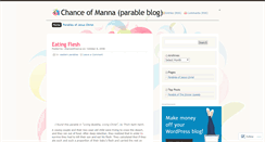 Desktop Screenshot of chanceofmanna.wordpress.com