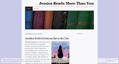 Desktop Screenshot of jessicareadsmorethanyou.wordpress.com