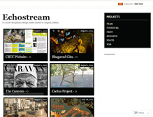 Tablet Screenshot of echostream.wordpress.com