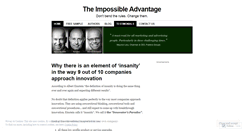 Desktop Screenshot of impossibleadvantage.wordpress.com