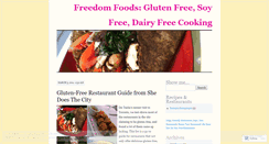 Desktop Screenshot of freedomfoodsglutenfree.wordpress.com