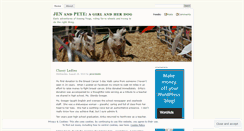 Desktop Screenshot of jenandpete.wordpress.com
