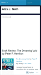 Mobile Screenshot of alexjnath.wordpress.com