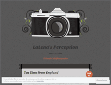 Tablet Screenshot of lalenaperceptions.wordpress.com