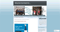 Desktop Screenshot of bishopamatchoir.wordpress.com
