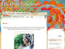Tablet Screenshot of mojoliving.wordpress.com