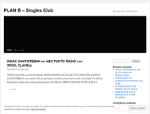 Tablet Screenshot of planbsinglesclub.wordpress.com